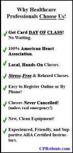 BLS Certification St Louis AHA CPR Healthcare Providers BLS Certification St Louis AHA CPR Healthcare Providers