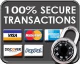 100% secure transactions